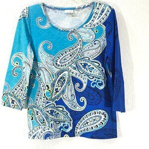 🌷Chico's Paisley Shirt